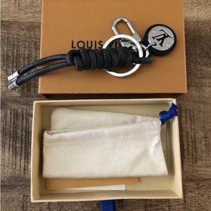 Louis Vuitton Knotted Keychain Fob with Box and dust bag